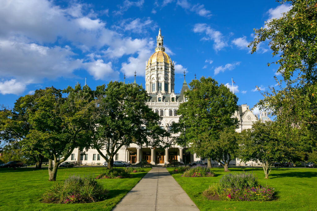 Connecticut State Capitol in Hartford for couples searching for wedding venues convenient to Hartford and Central Connecticut.